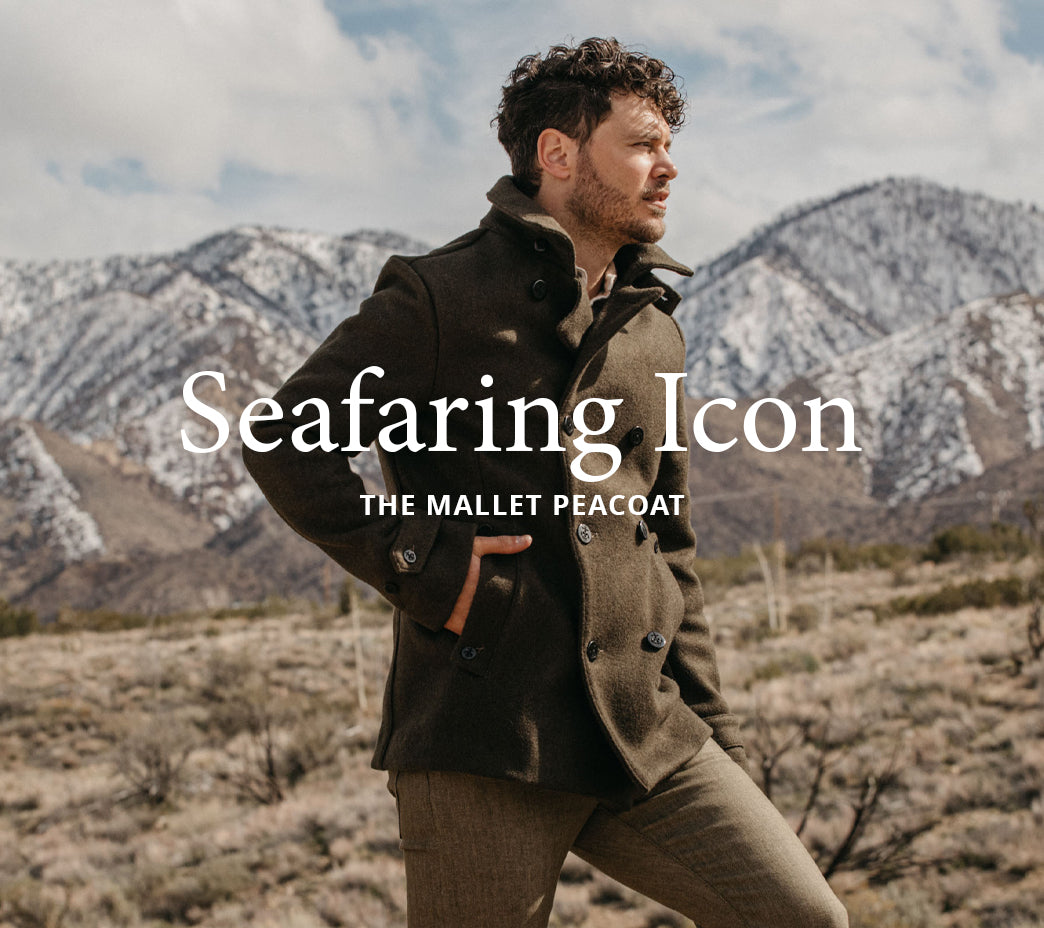The Seafaring Icon: The Mallet Peacoat– HIROSHI KATO | Official