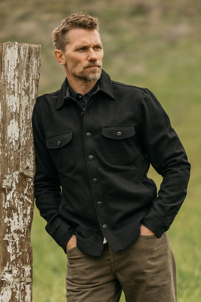 The Anvil Melton Wool - Black– HIROSHI KATO | Official Online Store