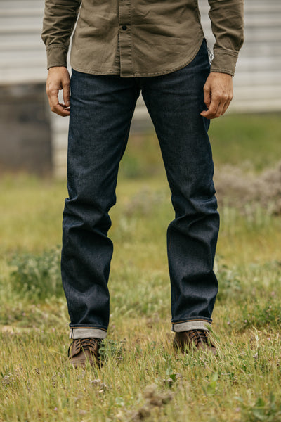 The Hammer Straight Natural Slub Indigo - Raw 12.5oz Selvedge