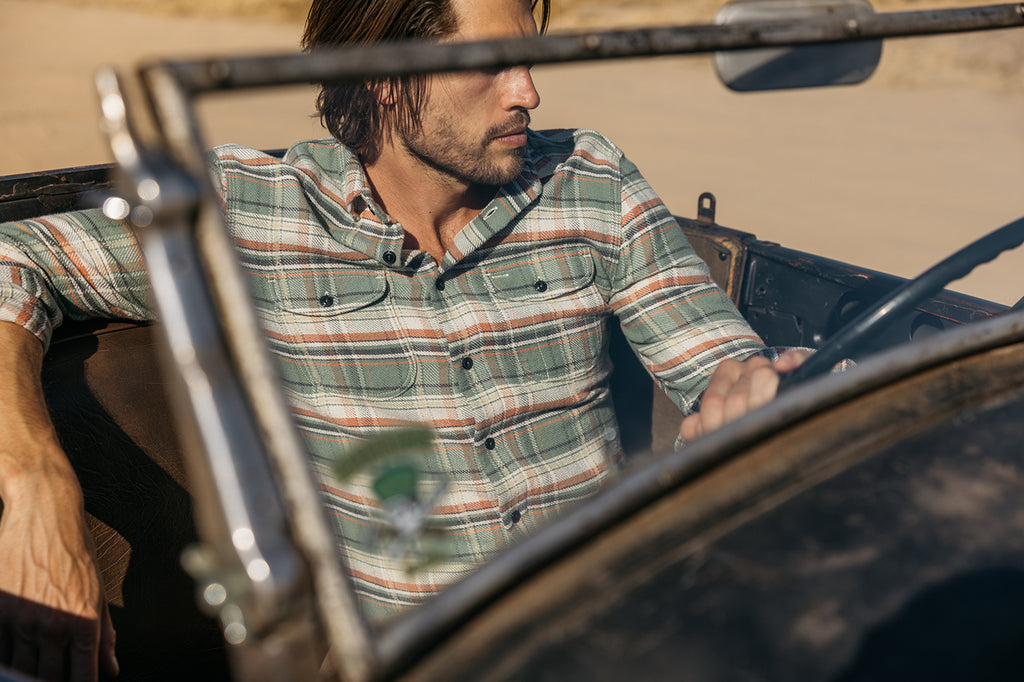 plaid-work-shirt-emerald-green