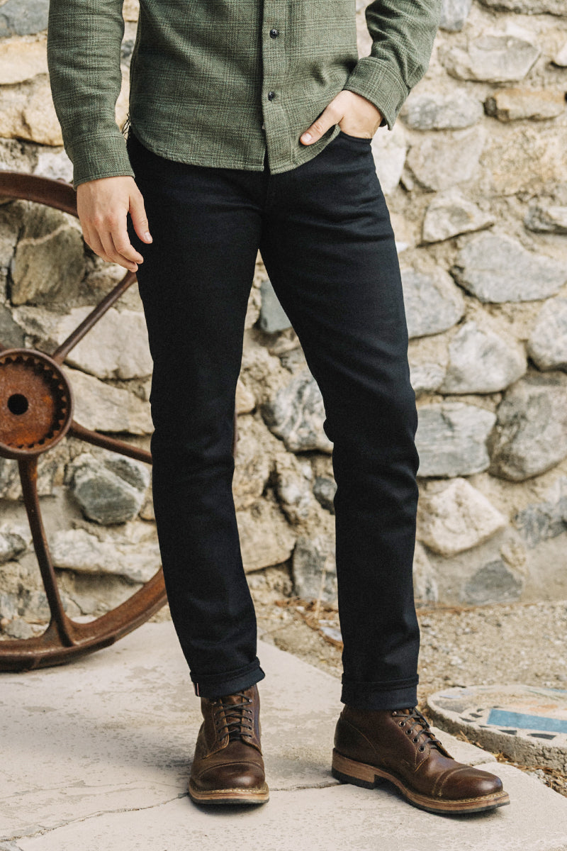 The Pen Slim - Black Raw 14oz Selvedge– HIROSHI KATO | Official Store