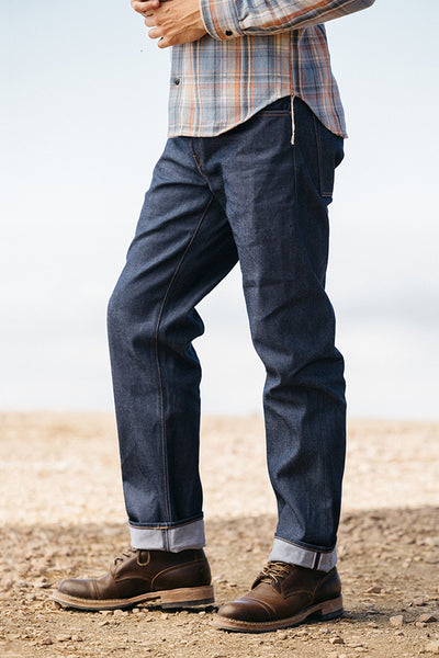 フルカウント1912 SELVEDGE COLOR PANTS W32 L34 Type 02 14.1oz Selvedge Denim Pant - Washed Indigo – Brain Dead