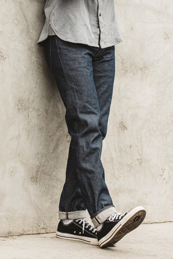 The Pen Slim Natural Slub Indigo - Raw 12.5oz Selvedge– HIROSHI KATO ...