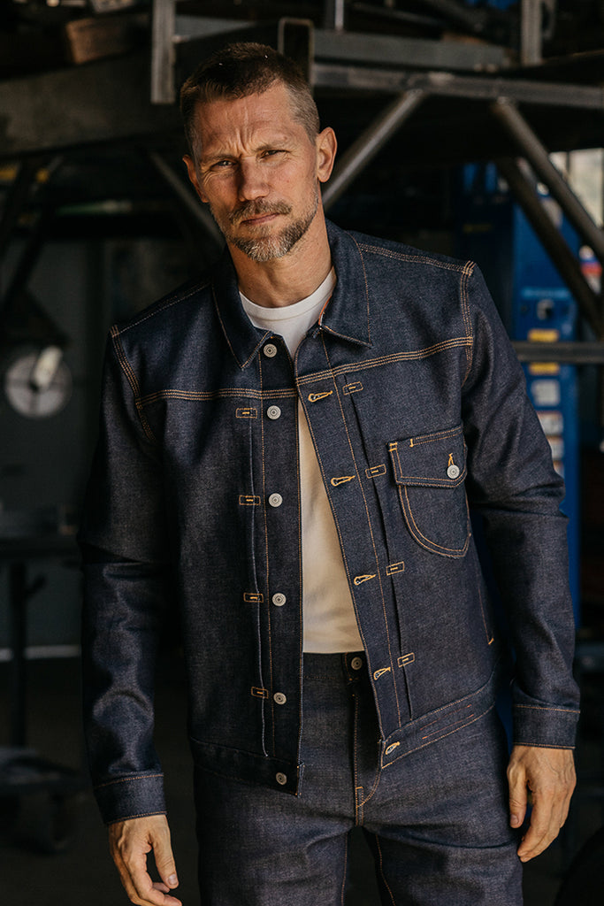 Selvedge Denim Best Brand Of Denim Jacket UB970 Denim Jacket 22oz