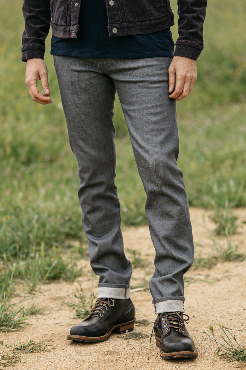The Pen Slim - Gray Raw 10.5oz Selvedge– HIROSHI KATO