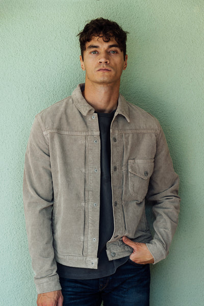 The Blade 16 Wale Stretch Corduroy - Light Gray– HIROSHI KATO