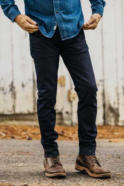 The Pen Slim - Indigo Black Raw 10.5oz Selvedge– HIROSHI KATO