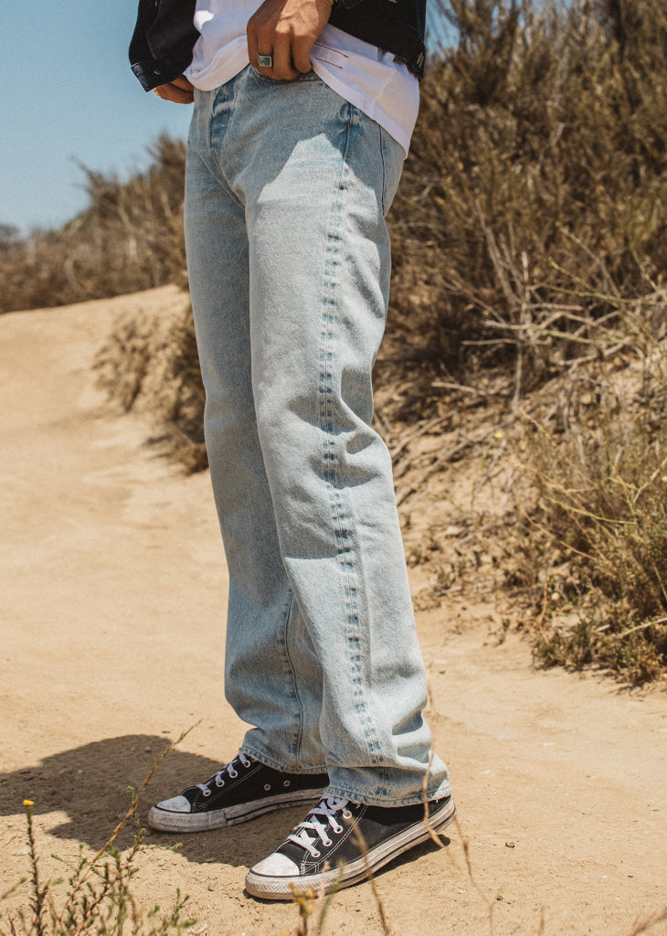 The Hammer Straight Natural Slub Indigo - Huey 12.5oz Selvedge