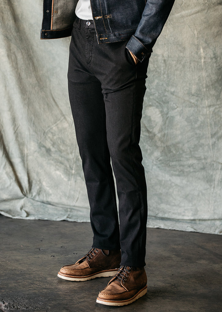 Axe Denit Chino Pant Charcoal