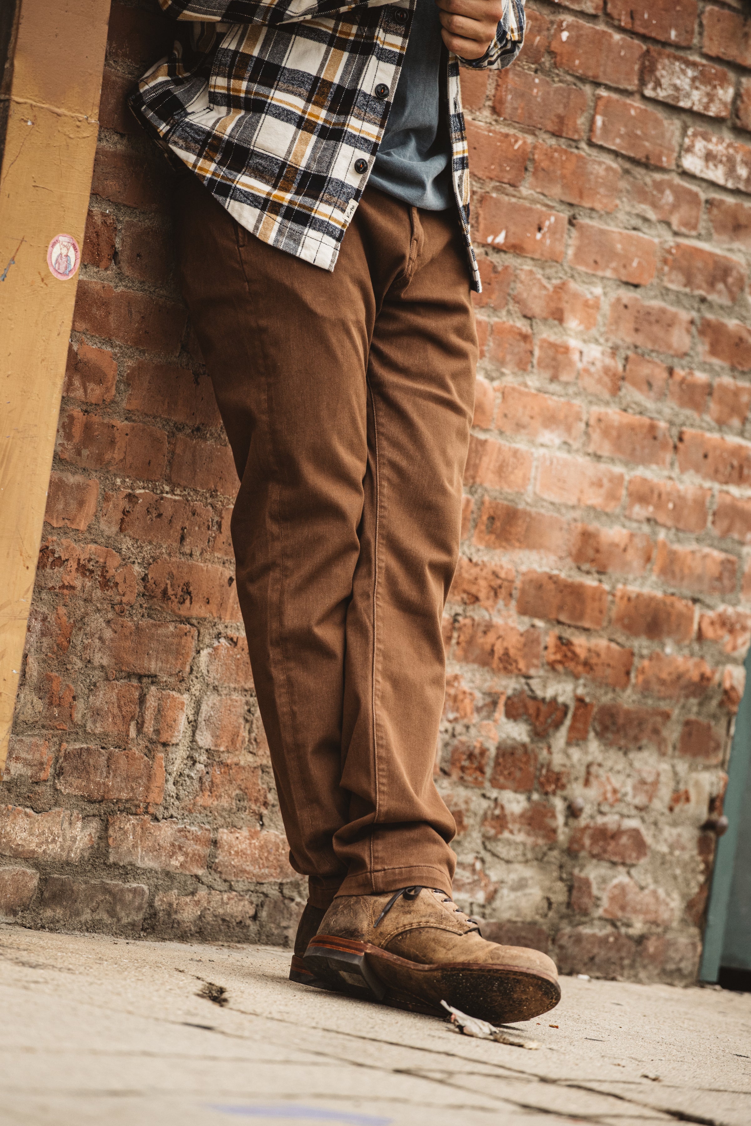 Axe Denit Chino Pant Plum